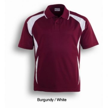 Burgundy / White